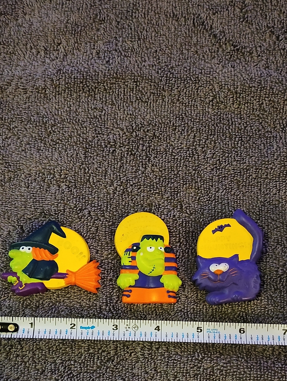 Halloween Magnets Character Magnets - Green, Orange & Purple